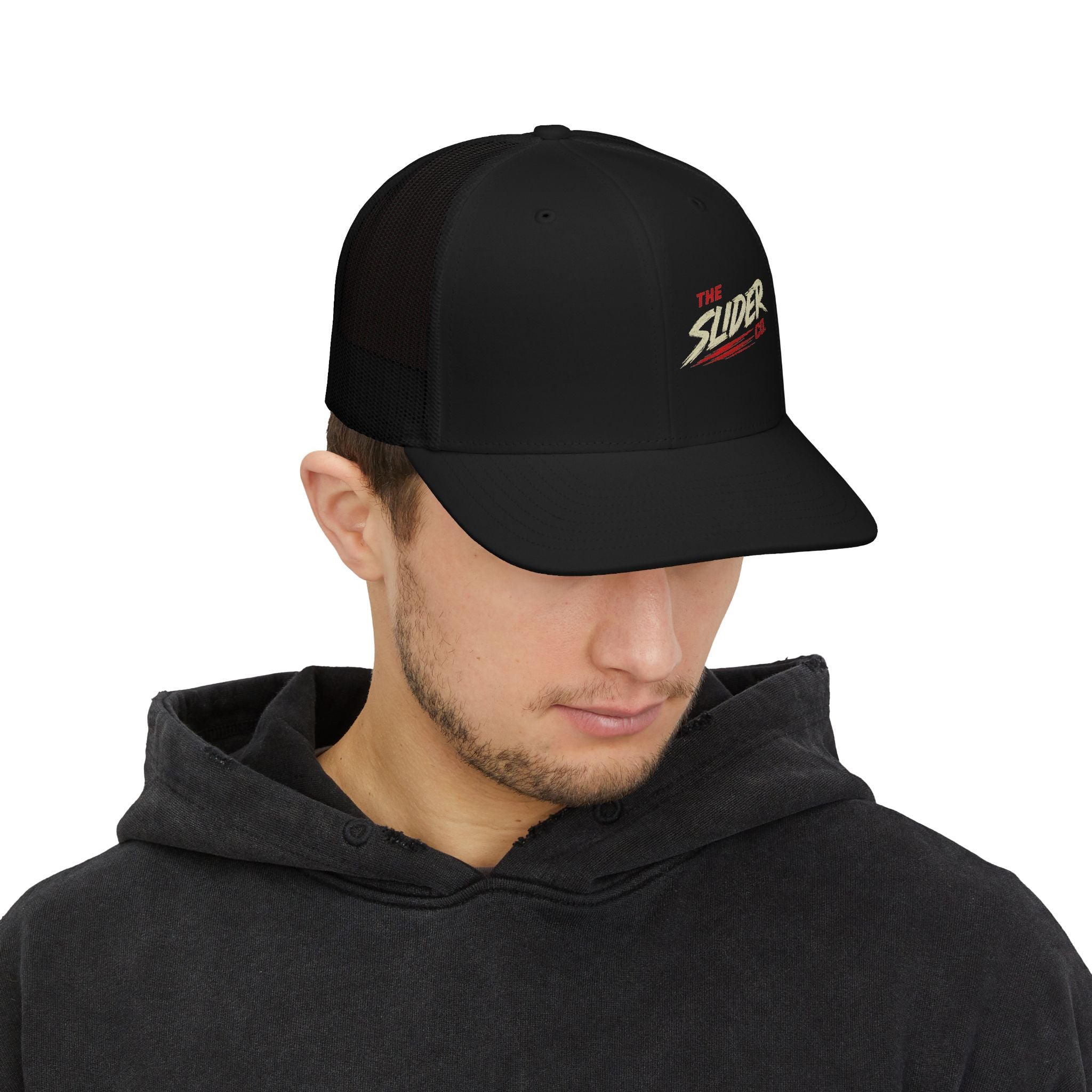 Slider Co. Retro Trucker Cap – Vintage Racing Snapback