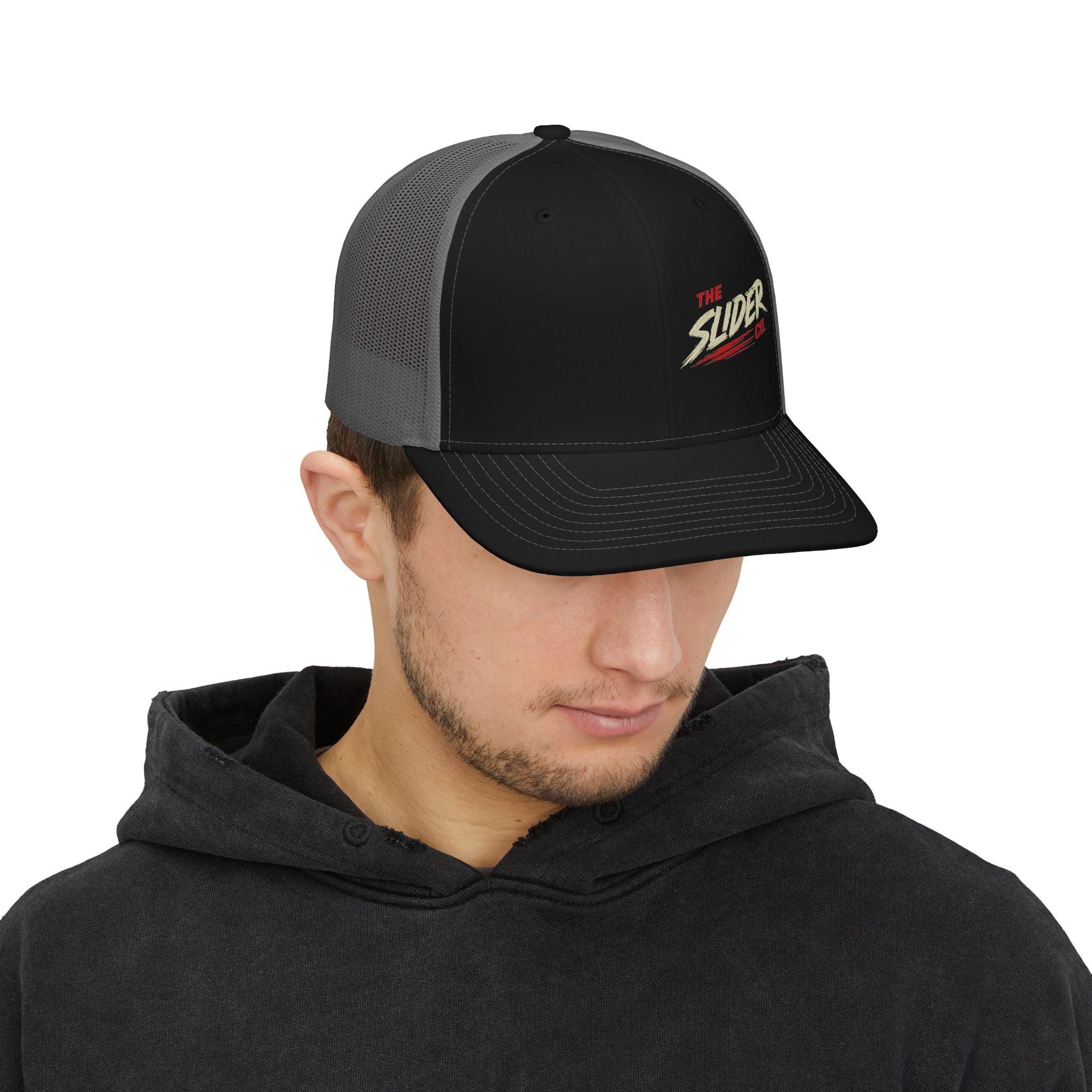 Slider Co. Retro Trucker Cap – Vintage Racing Snapback