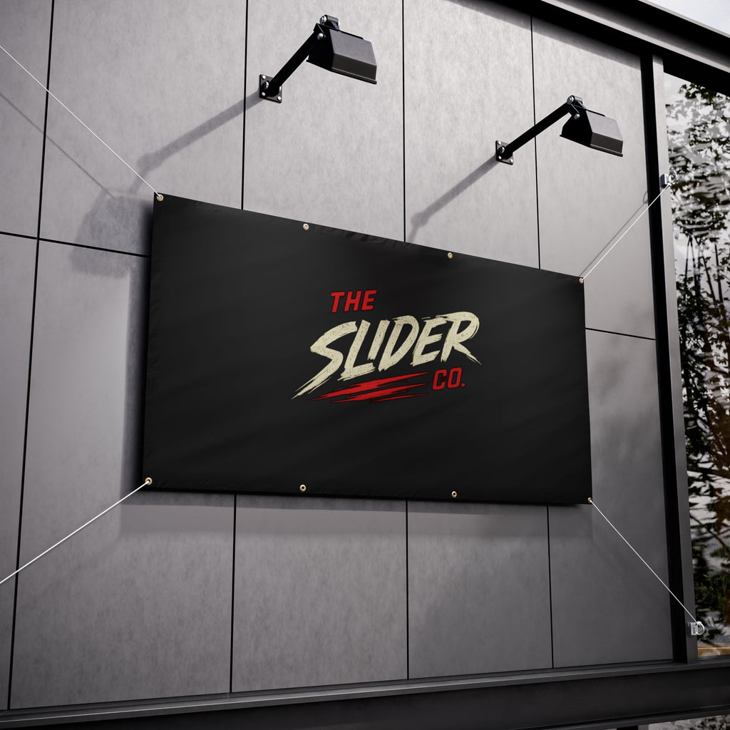 Vinyl Banner — The Slider Co. Custom Outdoor Logo Banner