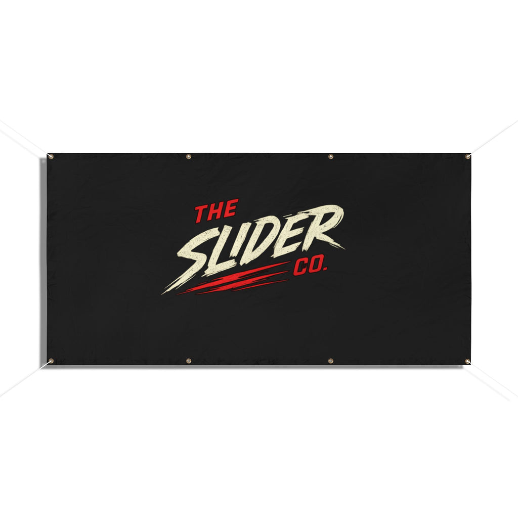 Vinyl Banner — The Slider Co. Custom Outdoor Logo Banner
